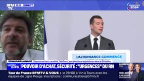 Programme de Jordan Bardella: "J'ai eu l'impression d'être devant un étudiant qui faisait un concours d'improvisation", fustige Erwan Balanant, candidat Modem dans le Finistère