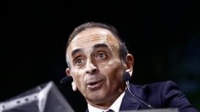 Eric Zemmour lors d'un discours à la "Convention de la Droite" à Paris, le 28 septembre 2019