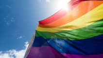 Un drapeau LGBT