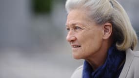 La philosophe Elisabeth Badinter, le 1er juin 2015 à Tomblaine, en Meurthe-et-Moselle.