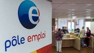 Un bureau de Pôle Emploi à Armentières, en août 2016.