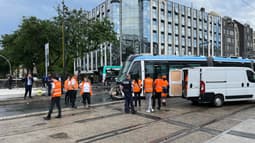 Un accident a eu lieu ce mardi 9 juillet, au niveau de la Porte de Choisy, entre un bus et un tramway de la ligne T9. 