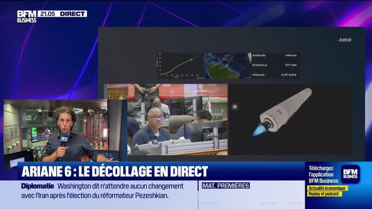 Ariane 6 : le décollage en direct - 09/07