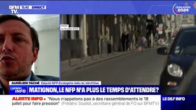 Aurélien Taché, député NFP-LFI réélu du Val d'Oise: "Le courrier d'Emmanuel Macron est un véritable scandale" 