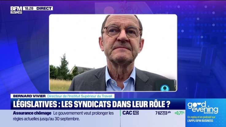 Bernard Vivier (Institut Supérieur du Travail) : Législatives, les syndicats dans leur rôle ? - 11/07