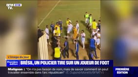 Brésil: un policier tire avec son flashball sur un joueur de foot