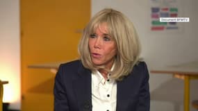 Brigitte Macron, au cours d'une interview exclusive à BFMTV, le 7 novembre 2023.