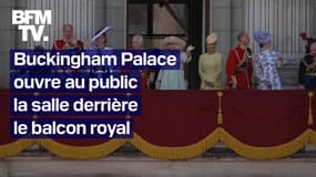 Buckingham ouvre pour la première fois au public la salle se trouvant derrière le balcon royal