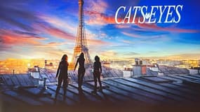 Le premier visuel de la série Cat's Eyes, présenté le 28 juin lors de la conférence de presse de rentrée de TF1