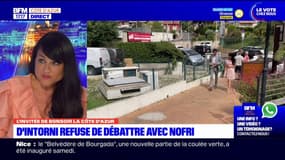 Christelle D'Intorni (LR-RN) explique pourquoi elle refuse de débattre face à Gaël Nofri