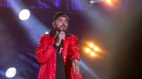 Christophe Willem en septembre 2022 à la Fête de la Fédération Wallonie à Bruxelles.