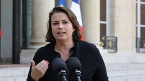 Claire Hédon à l'Elysée en octobre 2017.