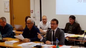 Le maire de Briançon, Arnaud Murgia lors du conseil municipal de Briançon du mercredi 30 mars 2022