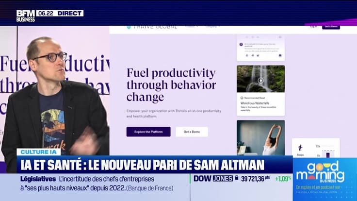 Culture IA : IA et santé, le nouveau pari de Sam Altam, par Anthony Morel - 11/07