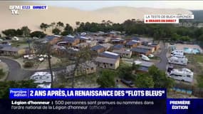 Deux ans après les incendies en Gironde, la renaissance du camping des "Flots bleus"