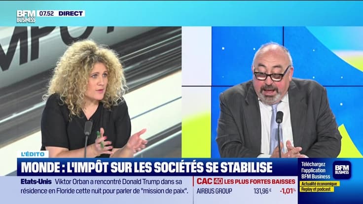 Emmanuel Lechypre : Monde, l'impôt sur les sociétés se stabilise - 12/07