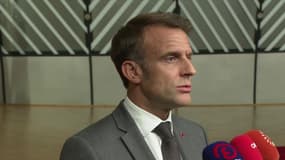 Emmanuel Macron à Bruxelles le vendredi 28 juin 2024