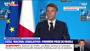 Emmanuel Macron: "Malgré ses tentatives d'affaiblir notre unité, (la Russie) échoue à diviser les alliés"