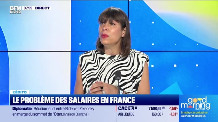 Emmanuelle Souffi : Le problème des salaires en France - 10/07