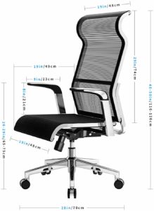 Évaluation de chaises de bureau ergonomique Songmics OBG62B