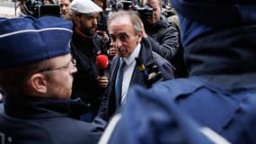 Éric Zemmour se voit refuser l'accès d'une réunion de la droite nationaliste européenne, le 16 avril 2024 à Bruxelles