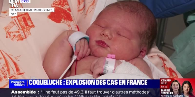 Explosion des cas de coqueluche: les professionnels de santé cherchent à sensibiliser l'entourage des nourrissons à la vaccination