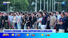 France-Espagne: 9.000 supporters des Bleus ont vibré à Gerland