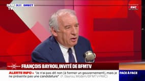 François Bayrou: "Je n'ai pas dit non (à former un gouvernement) mais je ne présente pas une candidature"