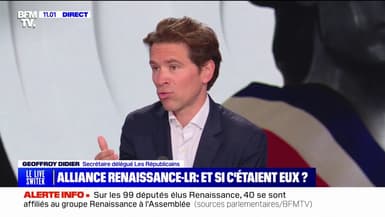 Geoffroy Didier (LR) appelle les membres de son parti à "ne pas trahir ses électeurs et à ne pas créer un climat de confusion"