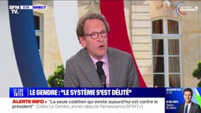 Gilles Le Gendre: "Il avait fait naître un rêve exceptionnel, on a tout abandonné pour le suivre", au sujet d'Emmanuel Macron