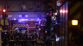 Image des secours, la nuit des attaques du 13 novembre 2015.