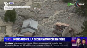 Inondations : la décrue amorcée en Isère - 22/06