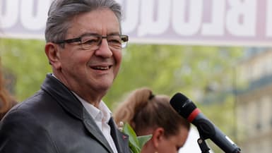 Jean-Luc Mélenchon, leader de La France insoumise, le 28 septembre 2023