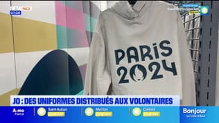 JO 2024: les bénévoles niçois récupèrent leurs uniformes avant le début de la compétition