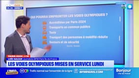 JO Paris 2024: les voies olympiques mises en service lundi