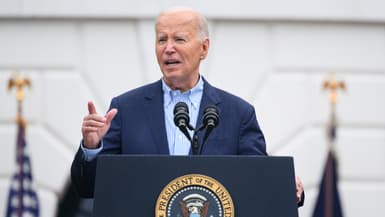 Joe Biden à la Maison Blanche, le jeudi 4 juillet 2024