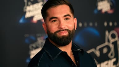 Le chanteur Kendji Girac aux NRJ Music Awards à Cannes, le 10 novembre 2023.