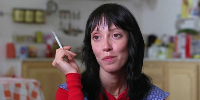 L'actrice Shelley Duvall dans le film" Shining" 