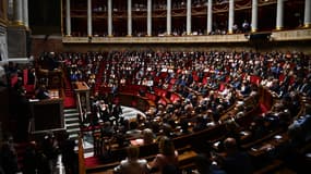 L’hémicycle de l'Assemblée nationale le 28 juin 2022 