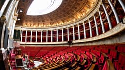 L'hémicycle de l'Assemblée nationale le 8 juillet 2024 