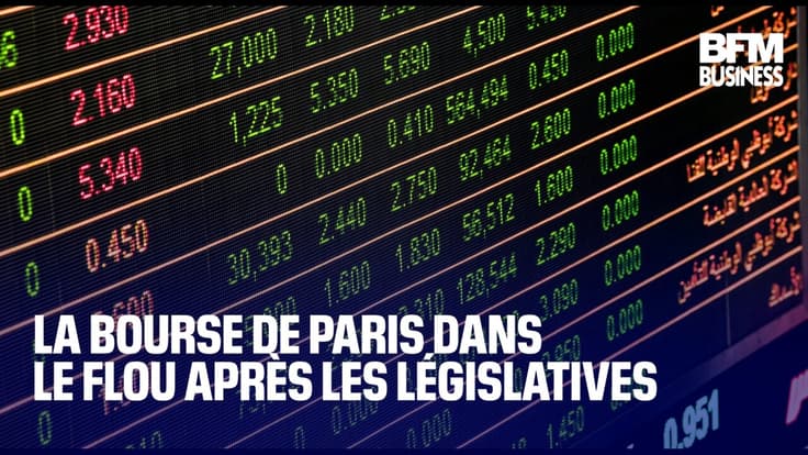 La Bourse de Paris dans le flou après les législatives  