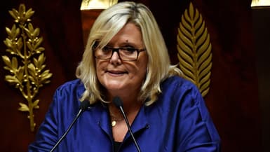 La députée des Alpes-Maritimes Michèle Tabarot le 2 août 2022 à l'Assemblée nationale 