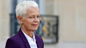 La ministre de l'Insertion Brigitte Klinkert sort de l'Elysée le 13 octobre 2021