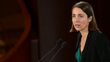 La secrétaire générale de la CGT, Sophie Binet, le 16 octobre 2023 à Paris