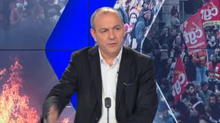 Laurent Berger, le secrétaire général de la CFDT, le 5 avril sur BFMTV.