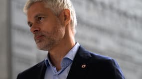 Laurent Wauquiez à Yssingeaux, en Haute-Loire, le 11 juin 2024. Photo d'illustration