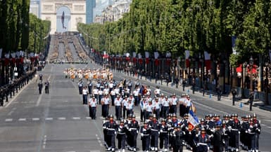 Le défilé du 14 juillet 2023 sur les Champs-Élysées 