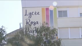 Le lycée Rosa Parks de la Roche-sur-Yon en Vendée, le 27 septembre 2023.