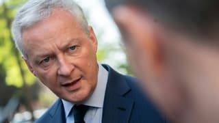 Le ministre de l'Economie, Bruno Le Maire, à Washington, le 12 avril 2023