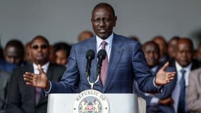 Le président du Kenya William Ruto à Nairobi le 26 juin 2024